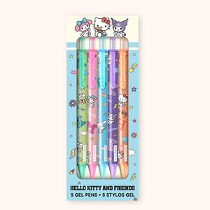 Image of GEL PEN 5 PACK - hkcolllettersblue (SKU: 168873125000122) Image of GEL PEN 5 PACK - hkcolllettersblue